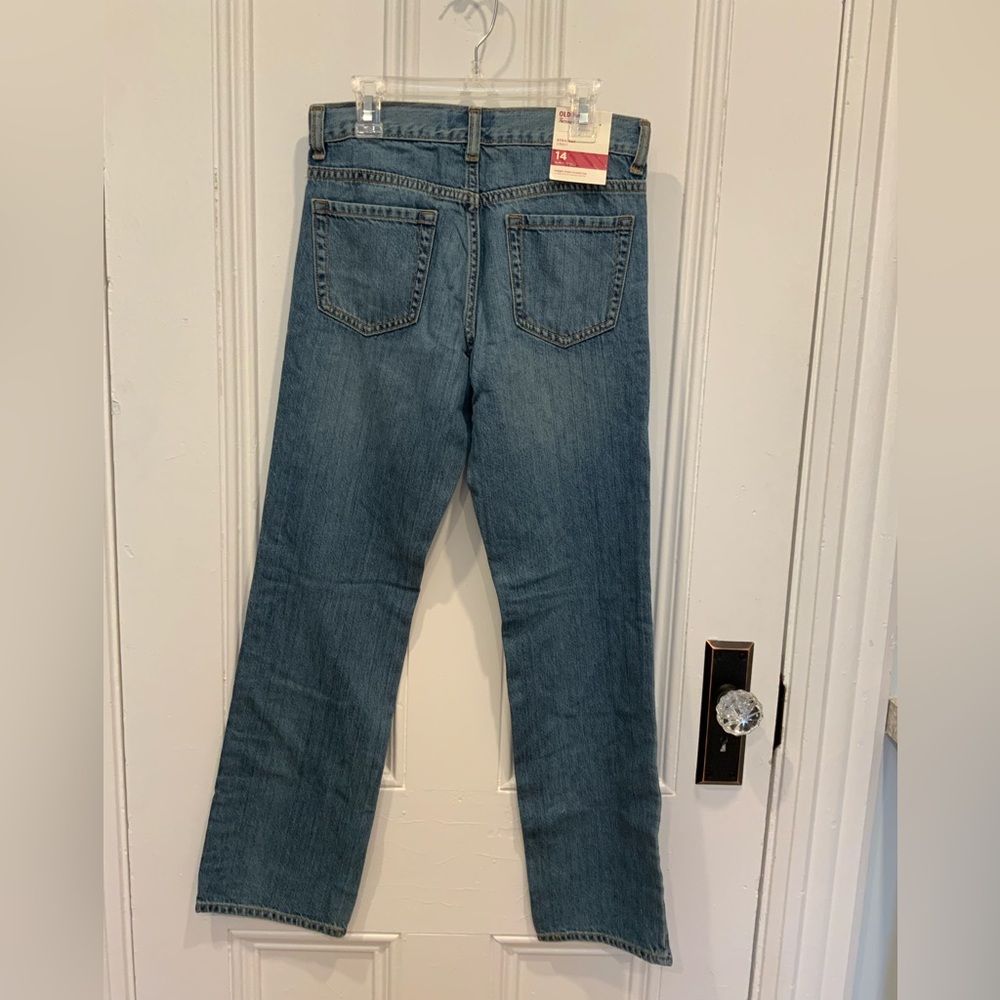 NWT Old Navy Famous Jeans Slim Straight Leg - Size 14 - Picture 2 of 3